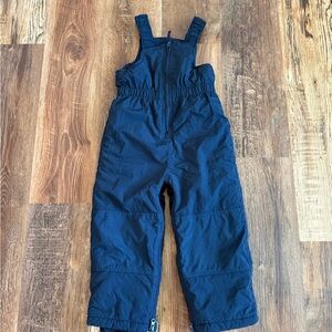 Children’s Place Snow Bibs 4T Navy Blue Snow Pants Overalls